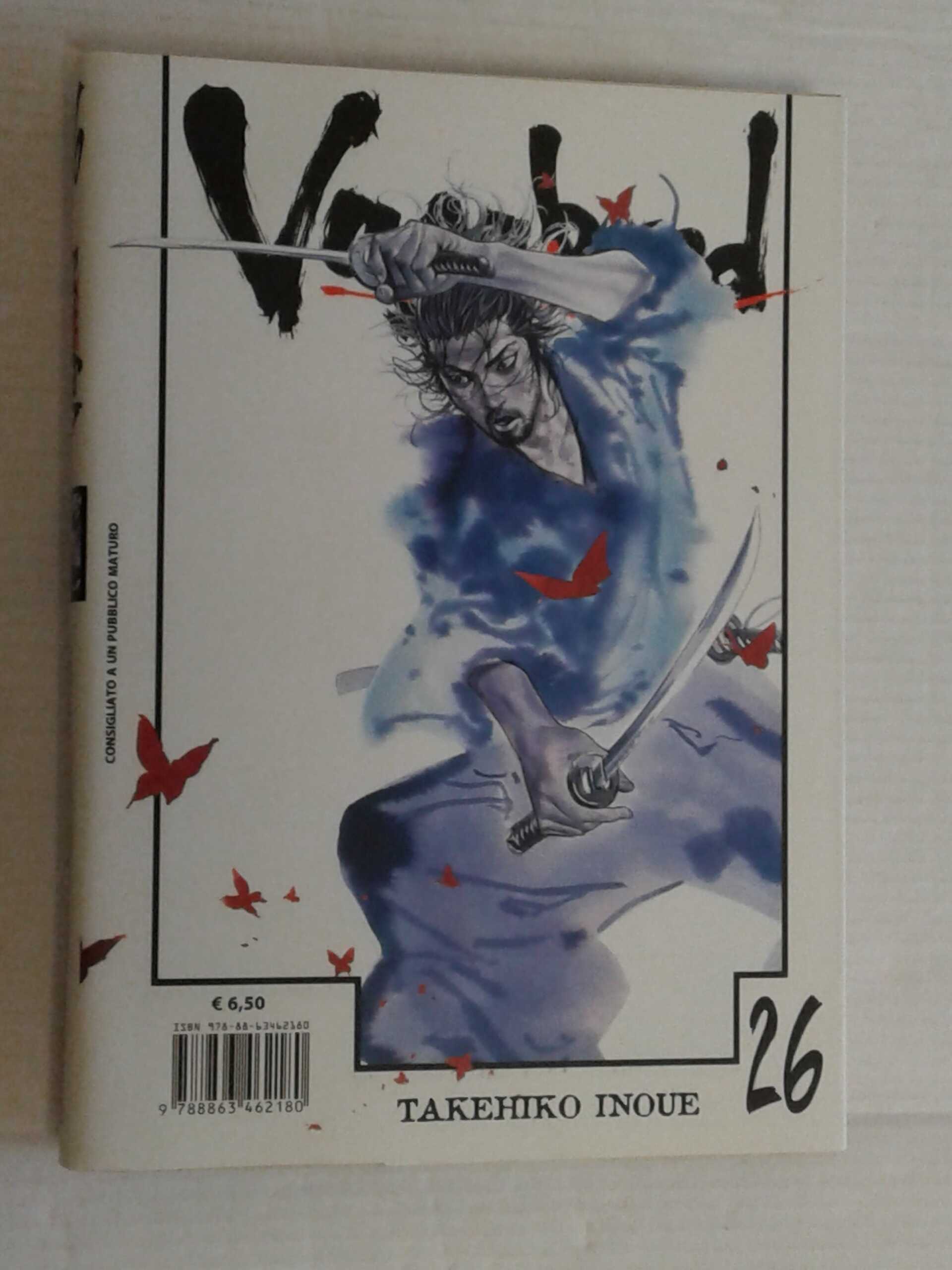 VAGABOND DELUXE- N°26- luxe-1° edizione DI:TAKEIKO INOUE- MANGA Fumetti in