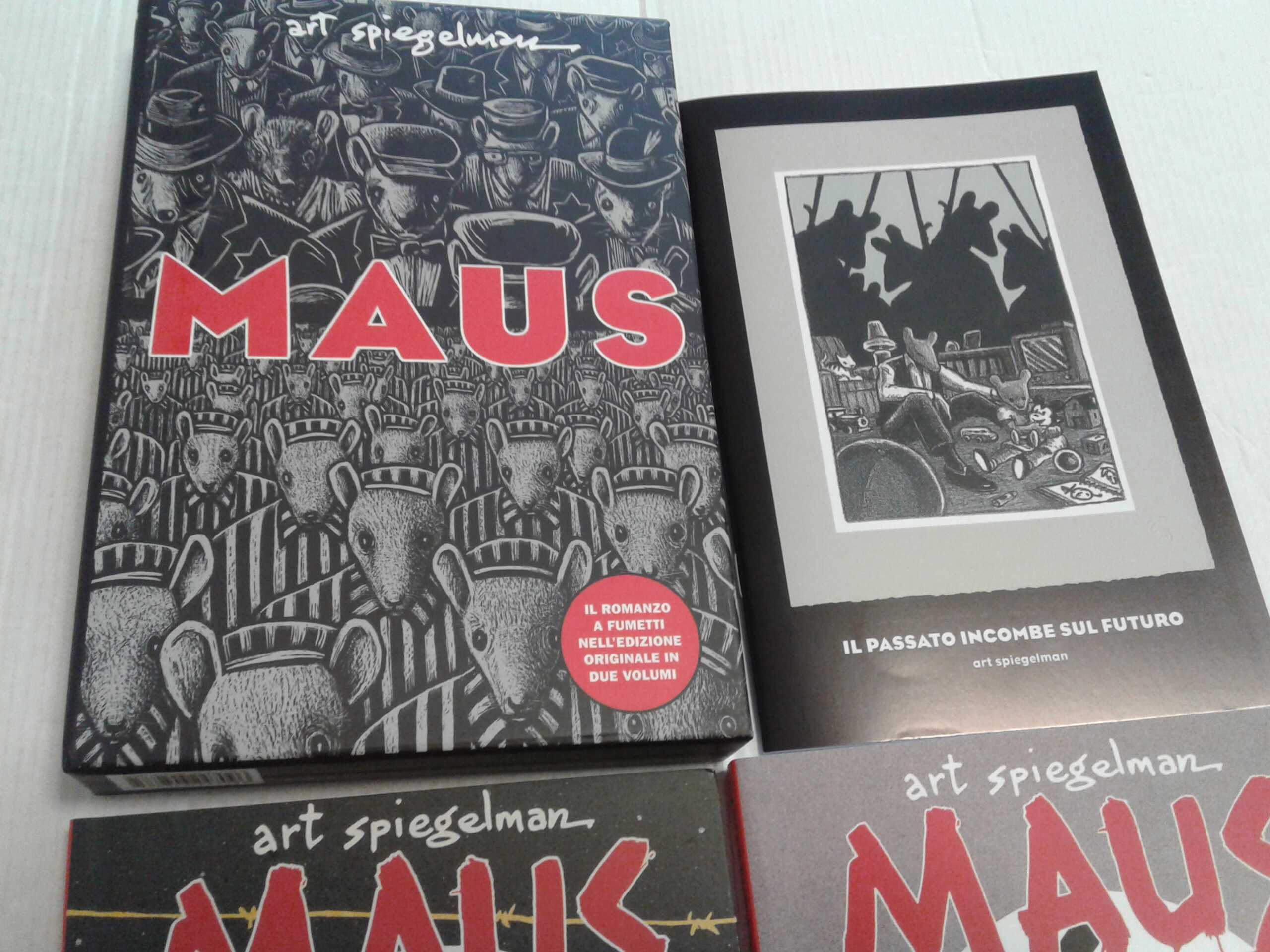 Art Spiegelman – “Maus” serie completa n° 1 e 2. con cofanetto e inserto  speciale – Cartonato – - Fumetti in Gondola