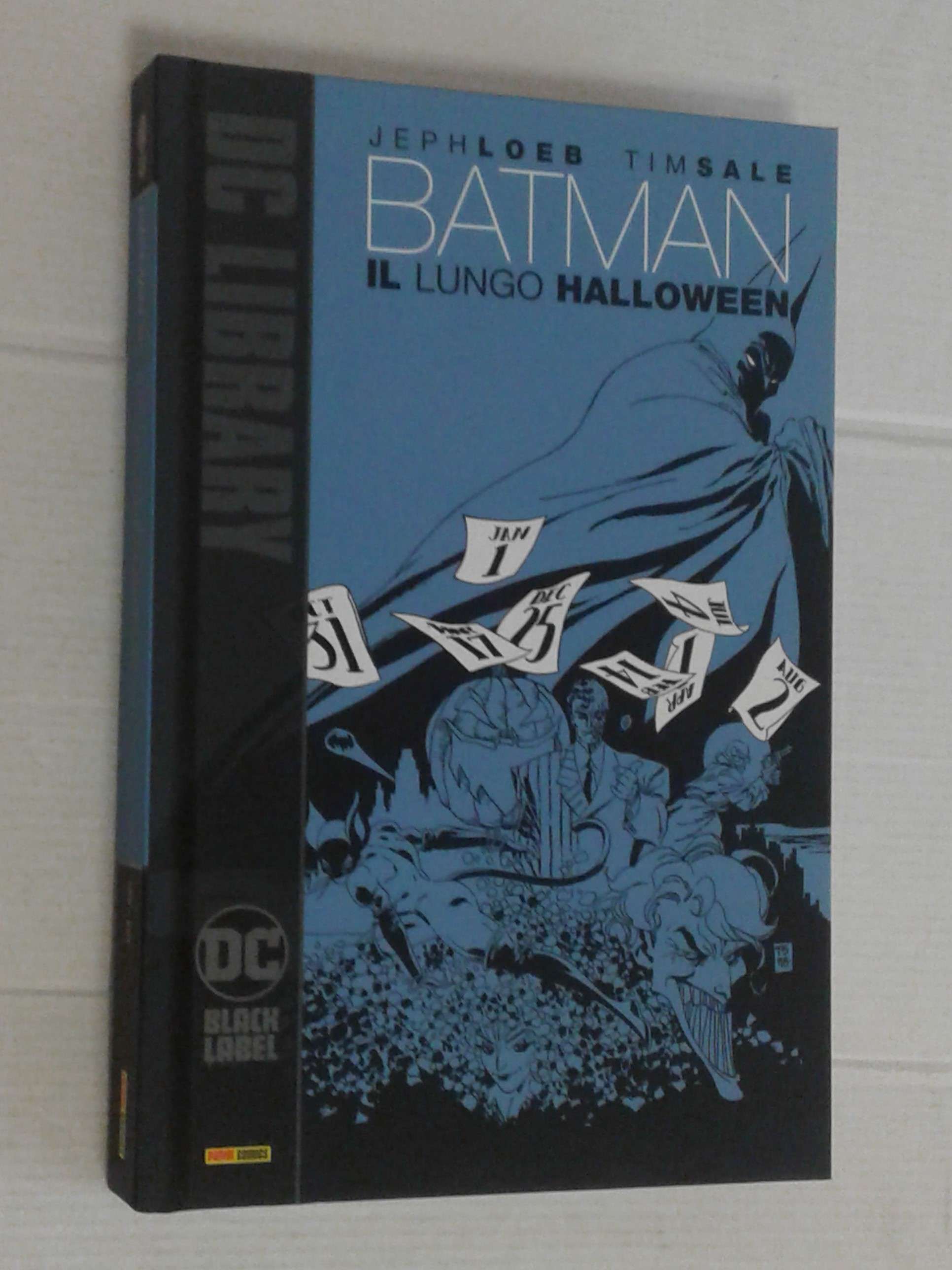 DC LIBRARY- BATMAN-il lungo halloween- DI: JEPH LOEB- VOLUME CARTONATO-  PANINI COMICS