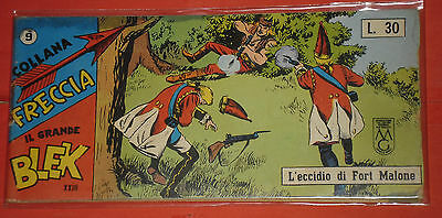 GRANDE-BLEK-STRISCIA-ventitresima-23serie-N-9-m-con-figurine-dardo-1963-miki-161767973220