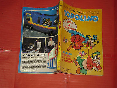 WALT-DISNEY-TOPOLINO-libretto-n-1304-b-originale-mondadori-anni-6080-161983799870