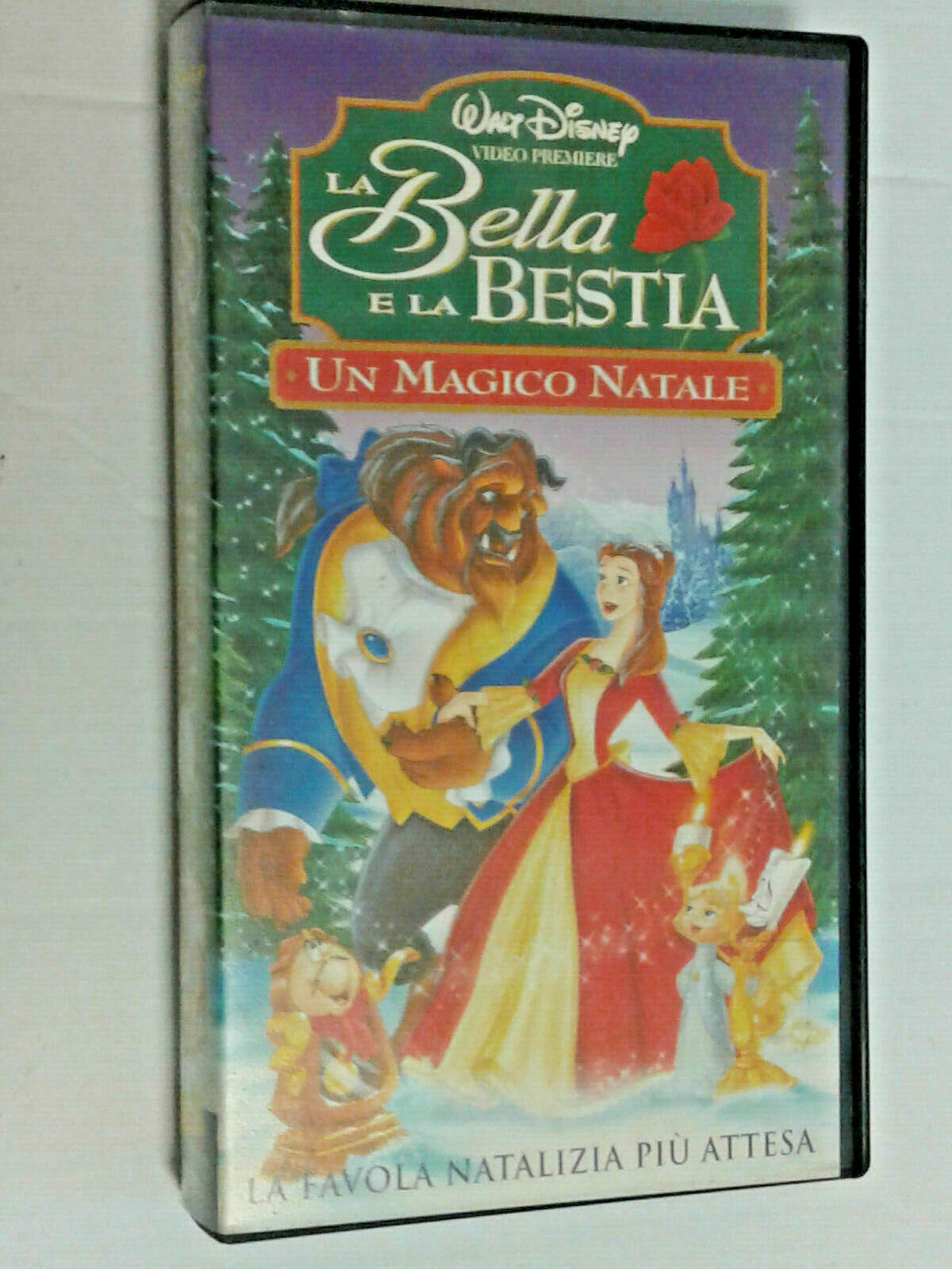 WALT DISNEY- (m)- LA BELLA E LA BESTIA- VHS ANIMAZIONE ORIGINALE-  videocassetta