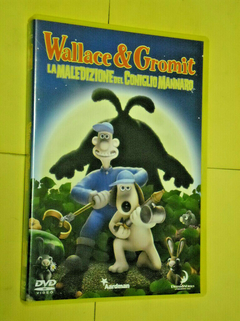 WALLACE-GROMIT-maledizione-coniglio-DVD-ANIMAZIONE-DA-COLLEZIONE-aperto-143509135261