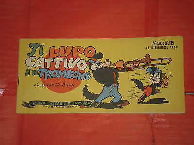 ALBI-TASCABILI-di-TOPOLINO-STRISCIA-N-128-a-prima-1-SERIE-originale-del-1950-141866291802