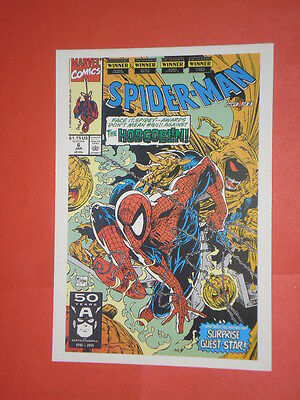 CARTOLINA-MANGA-DA-COLLEZIONE-I-SUPEREROI-N11-SPIDER-MAN-6-ediz-marvel-comics-141186879243