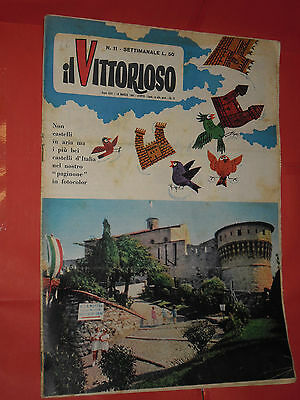 VITTORIOSO-GIORNALE-n11-DEL-1961-SUPPLEMENTO-AVVENIRE-con-jacovitti-JAC-161688036433