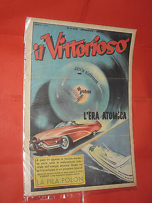 VITTORIOSO-GIORNALE-n37-b-DEL-1951-SUPPLEMENTO-AVVENIRE-con-jacovitti-JAC-141640700353