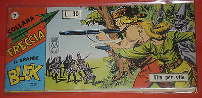 GRANDE-BLEK-STRISCIA-ventitresima-23serie-N-7-m-con-figurine-dardo-1963-miki-161767971315