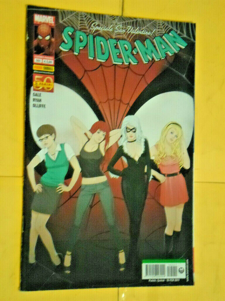 UOMO RAGNO SPIDER-MAN- N°551- san valentino- ANNO 2011- MARVEL ITALIA-  PANINI