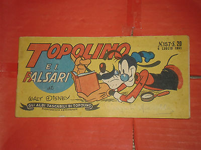 ALBI-TASCABILI-di-TOPOLINO-STRISCIA-N-157-a-prima-1-SERIE-originale-del-1951-142403210417