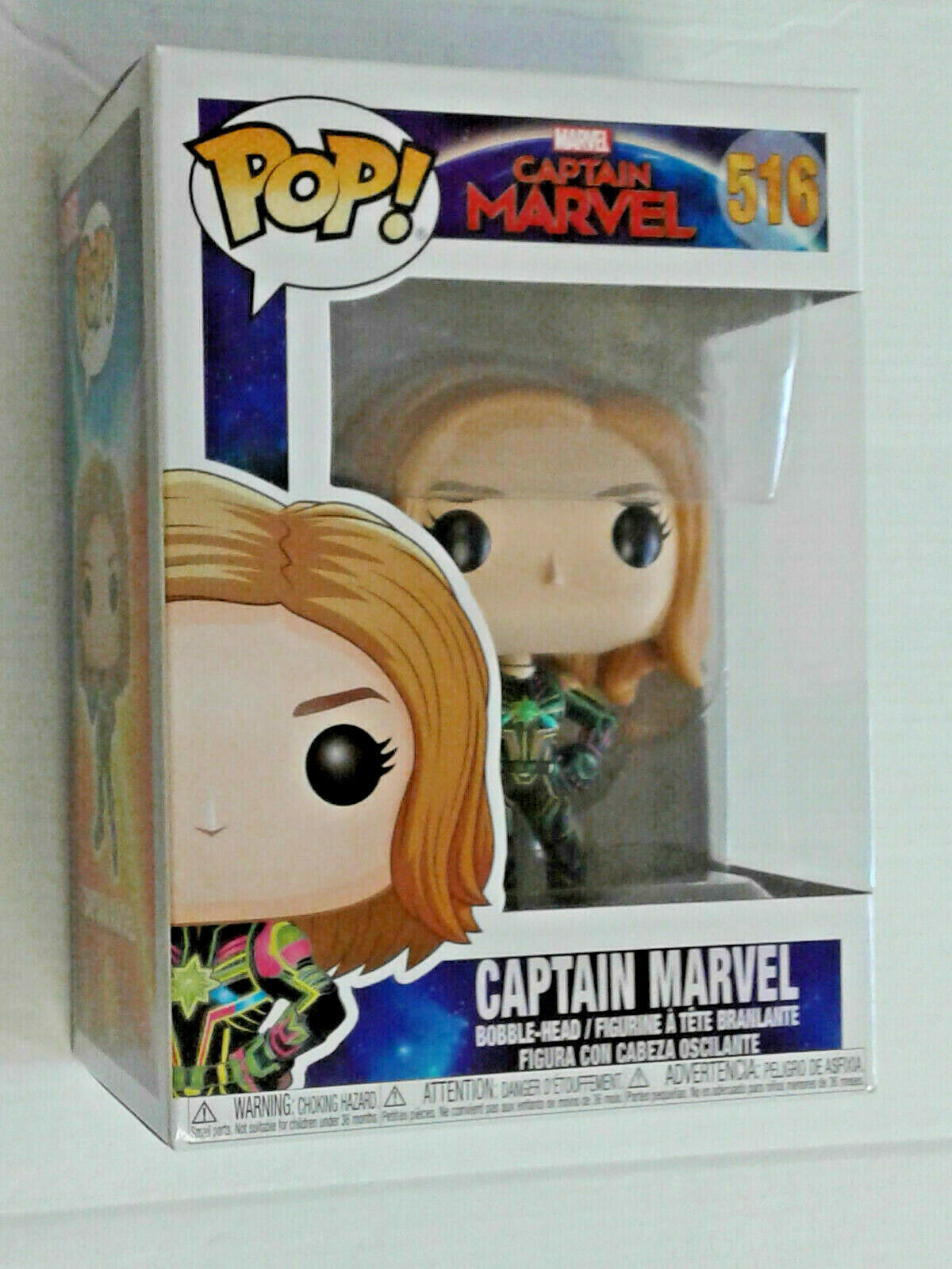 MODELLINO-FUNKO-POP-MARVEL-N516-CAPITAIN-MARVEL-NUOVO-DA-NEGOZIO-160690423297