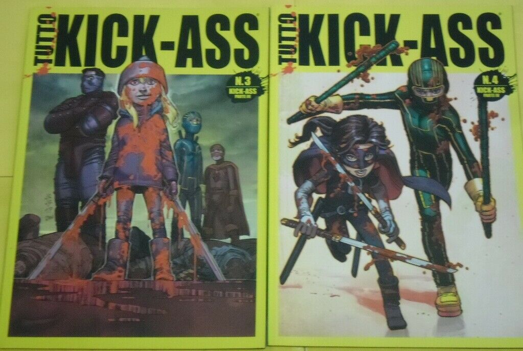 TUTTO-KICK-ASS-N-111-spillato-PANINI-COMICS-nuovo-contiene-1-e-2-completa-143708925147-5