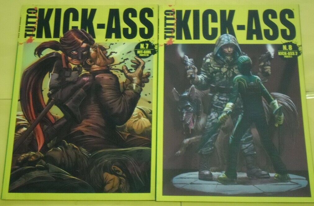 TUTTO-KICK-ASS-N-111-spillato-PANINI-COMICS-nuovo-contiene-1-e-2-completa-143708925147-7
