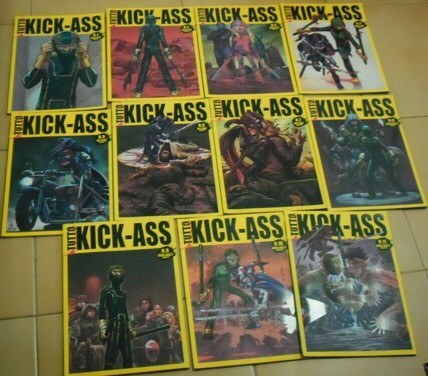 TUTTO-KICK-ASS-N-111-spillato-PANINI-COMICS-nuovo-contiene-1-e-2-completa-143708925147