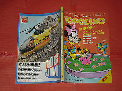 WALT-DISNEY-TOPOLINO-libretto-n-1289-a-originale-mondadori-anni-6080-161981816647