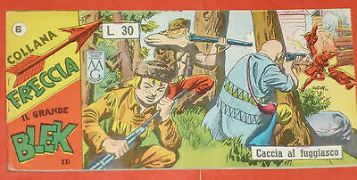 GRANDE-BLEK-STRISCIA-ventunesima-21-serie-N-6-dardo-1962-della-sgs-141446366478