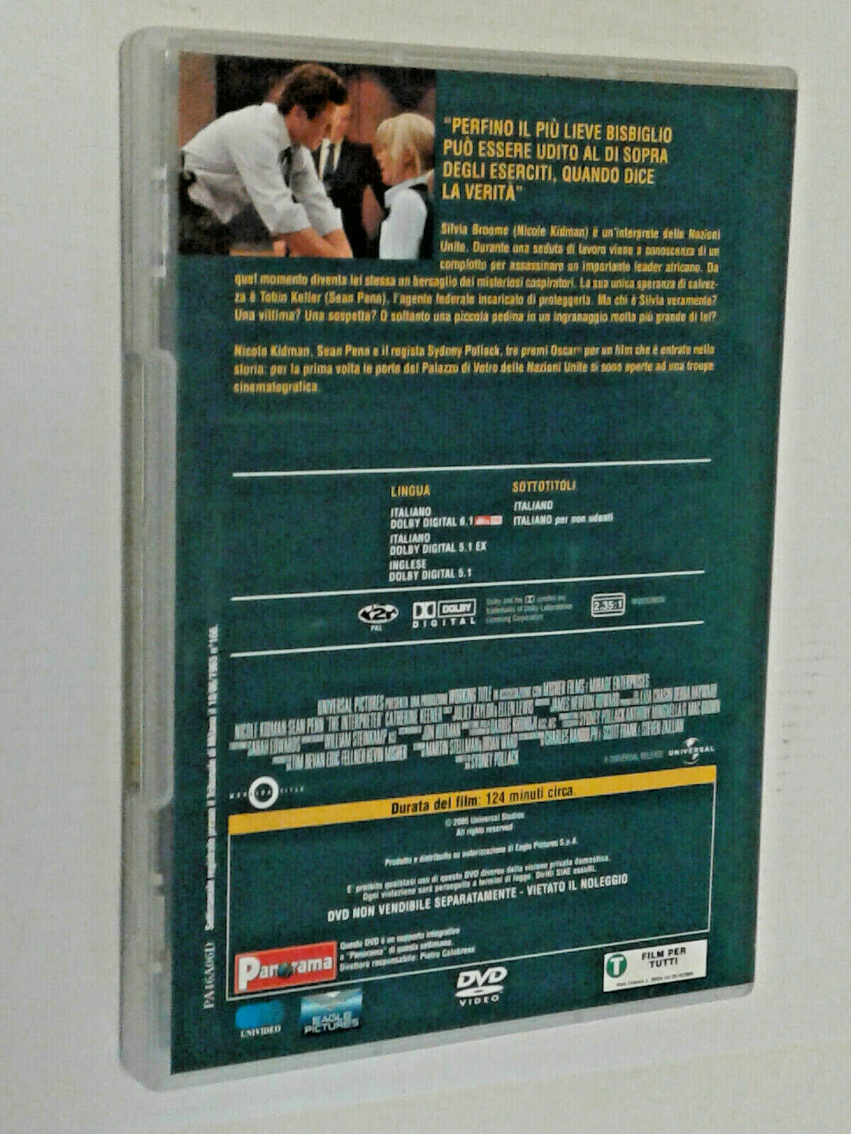 DVD-FILM-DA-COLLEZIONE-m2-THE-INTERPRETER-vera-forza-CONNICOLE-KIDMAN-143903555599-3