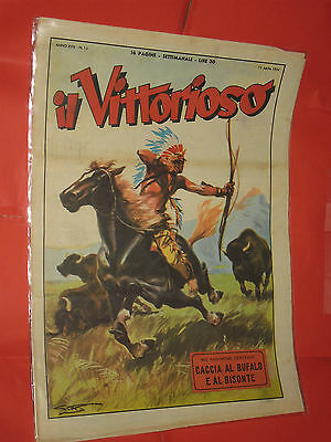 VITTORIOSO-GIORNALE-n15-DEL-1954-SUPPLEMENTO-AVVENIRE-con-jacovitti-JAC-161704083389