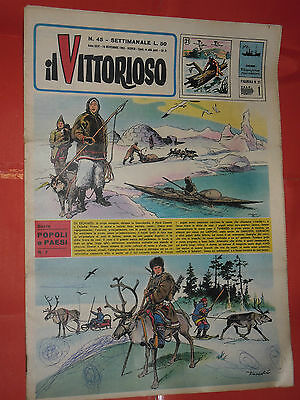 VITTORIOSO-GIORNALE-n45-DEL-1962-SUPPLEMENTO-AVVENIRE-con-jacovitti-JAC-161687855499
