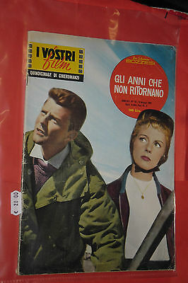 VOSTRI-FILM-CINEROMANZO-N10-ANNO-7-1962-GLI-ANNI-CHE-NON-CON-GERARD-OURY-FOTO-141443379819